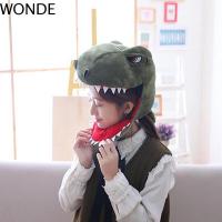 ราคา Wonde หมวกไดโนเสาร์, PP ผ้าฝ้ายตุ๊กตาสีเขียวหมวกไดโนเสาร์, ตุ๊กตาไดโนเสาร์หัวอุ่นการ์ตูนตุ๊กตา Shark หมวก Headdress (22390199114)