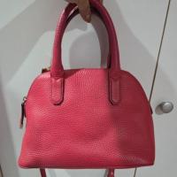 ราคา Brunomagli Italy crossbody bag กระเป๋าสะพายข้างมีสายรองบ่า หนังวัวสีแดงสดใสน้ำหนักเบา (43656893440)