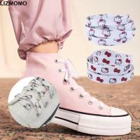 ราคา LIZMOMO เชือกผูกรองเท้าแบน 2 ชิ้น, 120 ซม.ลายการ์ตูน Hello Kitty Shoelaces, Sanrio รองเท้าลูกไม้อุปกรณ์เสริมสําหรับรองเท้าผ้าใบรองเท้าสีขาว (56502865392)