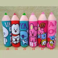 ราคา Kay20 - หมอนข้าง viral BT21, หมอนข้างรูปดินสอ BT21 BTS Size M น่ารัก (28682096887)