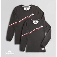 ราคา Rudedog เสื้อแขนยาว หญิง ชาย สีชาโคล รุ่น Skyline (23104938453)