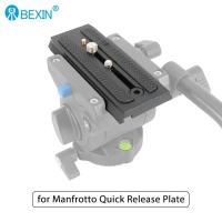 ราคา BEXIN 501PL สําหรับ Manfrotto แผ่นหัวไฮดรอลิก Quick Release แผ่นกล้องเลื่อนสําหรับ Manfrotto Benro S Series อุปกรณ์เสริม (57500259250)