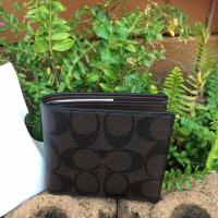 ราคา กระเป๋าสตางค์แบบบางใส่บัตร NEW coach f75083 (207964945)