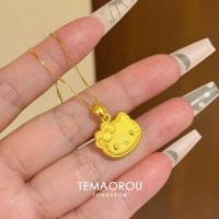 ราคา สร้อยคอจี้คิตตี้ผู้หญิง การ์ตูนน่ารัก โซ่กระดูกแบบเรียบง่าย ของขวัญขายส่ง (42857184885)