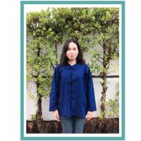 ราคา เสื้อหม้อฮ่อมคอจีนกระดุมจีนแขนยาว (3616281293)