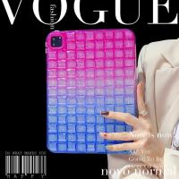 ราคา ถาดน้ําแข็ง เคสกลิตเตอร์ไล่โทนสีสําหรับ iPad Pro 11 1st 2th 3th 4th 2018 2020 2022 iPad 10.2 iPad 7 8 9 10 iPad Air 3 4 5 10.9"mini 7 6 5 4 Cover soft tpu เปลือกซิลิโคน ฟิล์ม (26743855822)