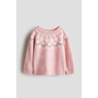 ราคา H&M(เอชแอนด์เอ็ม) เสื้อสเวตเตอร์ถักลายแจ็คการ์ด Girls Jacquard-knit jumper 1305219_1 (43872168274)