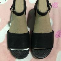 ราคา CROCS Leigh Ann Shimmer Ankle Strap Wedge (7117357047)