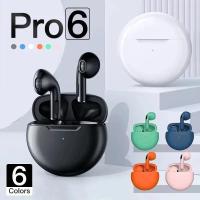 ราคา Pro 6 TWS หูฟังไร้สายพร้อมไมโครโฟน Fone บลูทูธหูฟังชนิดใส่ในหูหูฟังกีฬาหูฟังวิ่ง Pro6 ชุดหูฟังสําหรับ IPhone Xiaomi (43327620272)