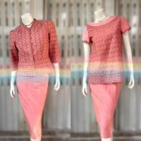 ราคา ส่งต่อสภาพนางฟ้าชุดออกงานผ้าไหมสีชมพูโอรส ชุดลูกไม้ออกงานผู้ใหญ่สีชมพู ชุดพิธีการ ชุดไทยประยุกต์ ชุดคุณครูวันอังคาร (23535619869)