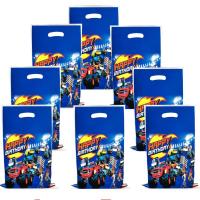 ราคา 10-40pcs รถใหม่ Blaze Monster Racing Racecar ทิ้งวันเกิดกระเป๋าขนมพลาสติก Loot กระเป๋า Boy Loot กระเป๋าสําหรับเด็กโปรดปรานอุปกรณ์ตกแต่งของเล่น (57803259560)