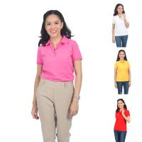 ราคา ZENTURY MAX เสื้อโปโลหญิง แขนสั้น ผ้าคอตตอน ผสม สเปนเด๊กซ์ รุ่น LKP-2013 สีชมพู, ขาว, เหลือง, แดง (1909856849)