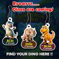 ราคา [27 ชิ้น] ยาง DINO DINOSAURS ยาง T-REX JURASSIC ANIMAL PURBA ROAR BIRTHDAY HANG TAG (49401034526)