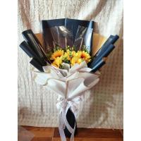 ราคา ช่อดอกไม้ธนบัตร ช่อดอกไม้ธนบัตรใส่10ใบ สีน้ำเงิน (24414995300)