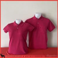 ราคา Geeko เสื้อตรากวาง เสื้อโปโล สีบานเย็นเข้ม เนื้อผ้านุ่ม ผ้าTC สวมใส่สบาย สวมใส่ได้นาน ซักแล้ว ไม่หด (5526196616)