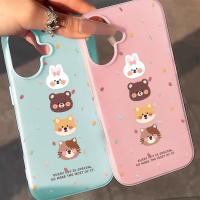 ราคา เคสโทรศัพท์สองชั้น การ์ตูนสัตว์สีสันสดใส For IPhone 13 11 16 15 12 14 Pro Max 16 12 14 15 Pro 6s 8 14 7 15 16 Plus Case (40525294958)