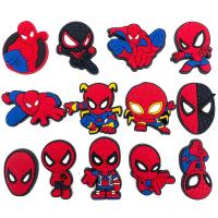 ราคา ร้อน 1 ชิ้น <Superhero Spider-Man>รองเท้า DIY ตกแต่งรองเท้าแตะที่ถอดออกได้ตัวอักษรยอดนิยมอุปกรณ์เสริมรองเท้า Spiderman ของขวัญวันหยุดสําหรับเด็ก (47001462000)