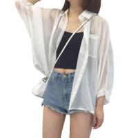 ราคา #เสื้อมือสอง เสื้อคาร์ดิแกน แขนค้างคาว ผ้าชีฟอง (7014093061)