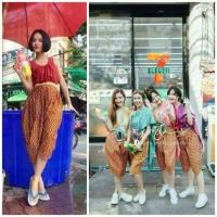 ราคา โจงกระเบน โจงกระเบนสําเร็จรูป โจงกระเบนลายไทย (6945485394)