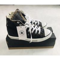 ราคา Converse all star scratch hi Black รองเท้าคอนเวิร์สหุ้มข้อ รุ่นคลาสสิคสีดำเนื้อผ้ายีนส์ ของแท้ รุ่นนี้หายากแล้วนะ (18043681639)
