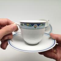 ราคา ชุดถ้วยน้ำชา กาแฟ พร้อมจานรอง ขายราคารวม 2ชุด (23056820050)