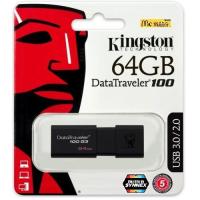 ราคา 64 GB FLASH DRIVE (แฟลชไดร์ฟ) KINGSTON DATA TRAVELER 100 G3 (DT100G3/64GB) - รับประกัน 5 ปี (2657695354)