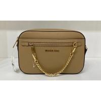 ราคา MICHAEL KORS JET SET ITEM LARGE EW ZIP CHAIN CROSSBODY LEATHER IN CAMEL (24505541542)