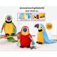 ราคา นกแก้วพูดได้ ของเล่นเด็กอัดเสียง ตุ๊กตานกแก้วพูดตาม พูดได้ทุกภาษา ตุ๊กตานกแก้วพูดได้ (6163585233)