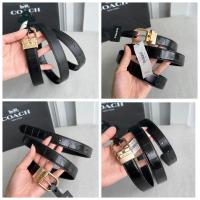 ราคา ใช้ได้ 2 ด้าน หัวเข็มขัดถอดได้ สายปรับความยาวได้ ✨ Coach cf272 Classic Buckle Cut To Size Reversible Belt (27411514655)