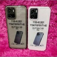 ราคา Original Clear Silicone Space Clear Black Vivo Y01/Y15S Clear Casing TPU Clear Black space good ยืดหยุ่น (41476482284)