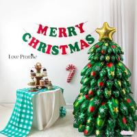 ราคา ลูกโป่งฟรอยต้นคริสมาส่งแซนต้าพร้อมส่งในไทย (47453258098)