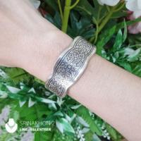 ราคา กำไลถมเงิน หน้ากว้าง2เซนติเมตร (27825727376)