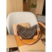 ราคา กระเป๋าLouis Vuitton Boulogne Croissant สำหรับสะพายข้างและถือ ขนาด26x16x9.5ซม. (53103297059)