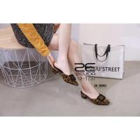 ราคา รองเท้าส้นสูง เปิดส้น หัวแหลม ทรงสวย *สนใจทักเช็ค (1789880690)