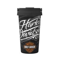 ราคา Harley Davidson 20 ออนซ์พร้อมฝาปิดแก้วกาแฟสแตนเลสหุ้มฉนวนสูญญากาศ, แก้วน้ําเดินทางติดผนังคู่สําหรับเครื่องดื่มร้อนและเย็น (54203361008)