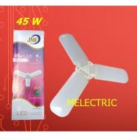 ราคา ☃️☃️☃️JMF หลอดไฟทรงใบพัด LED 45w หลอด LED หลอดไฟประหยัดพลังงาน แสงสีขาว⛄⛄⛄ (15943630373)