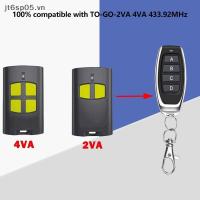 ราคา [JTS] รีโมทคอนโทรลประตูโรงรถ 433.92MHz เครื่องส่งสัญญาณมือถือ Rolling Code สําหรับ TO.GO 2VA 4VA Gate รีโมทคอนโทรลสําหรับ TO.GO 2WV 4WV [VN] (40277615286)