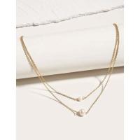 ราคา สร้อยคอเกาหลี - สร้อยคอไข่มุก (43905708655)