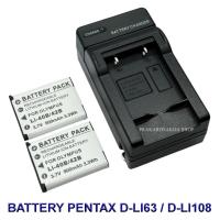 ราคา Pentax D-Li63 \ D-Li108 Battery \ Charger \ Battery and Charger For Pentax Optio L36,L40,LS465,LS1000,LS1100,M30,M40,M90 (29184850768)