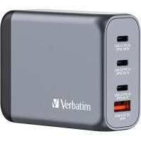 ราคา Verbatim PD100W compatible for overseas use Charger AC with 4 USB ports USB-C x3, USB-A x1 32202 Next generation... (41867214644)