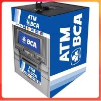 ราคา กระปุกออมสิน ATM ขนาดใหญ่ 15x20 CM + กุญแจธนาคารจิ๋ว ตู้เซฟพรีเมี่ยม Bca (29987909492)