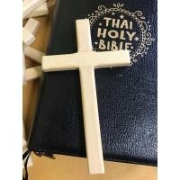 ราคา ไม้กางเขนสีครีม 12x7 cm พระเยซู พระเจ้า คริสเตียน god jesus ของชำร่วย ของชำร่วยคริสเตียน (4530202709)