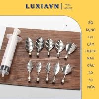 ราคา 5310 LUXIA ชุดสร้างวุ้นและวุ้นสแตนเลส 10 ชิ้น (24896436030)