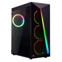 ราคา AEROCOOL CASE (เคส คอมพิวเตอร์) SHARD RGB 4พัดลม (BLACK) - รับประกัน 1 - Y (9334457910)