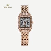 ราคา Royal Crown รุ่น 6104L แบรนด์เนมแท้ นาฬิกาข้อมือผู้หญิงเล็กๆกันน้ำ ล้อมเพชร - Vayo Jewelry (25502582625)
