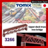 ราคา TOMIX N-Gauge โมเดลรถไฟ Overhead Single-Line Truss Bridge S280 (F) Red (with 2 Brick Piers) 3266 (43703284410)