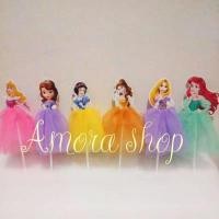 ราคา ท็อปเปอร์เค้กเจ้าหญิงโซเฟีย สโนว์ไวท์ ซินเดอเรลล่า ราพันเซล ออโรร่า ออโรร่า เบลล่า แอเรียล/ชุดเจ้าหญิง (28781189104)