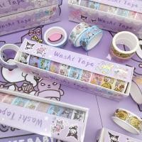 ราคา สติกเกอร์เทปวาชิ ลายการ์ตูน Kuromi Sanrio สําหรับตกแต่งสมุดภาพ DIY จํานวน 10 ม้วน ต่อชุด (25131324625)