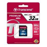 ราคา !! ลดล้างสต็อค !! TRANSCEND เมมโมรี่การ์ด (32GB) รุ่น 400X 60MB/s TS32GSDU1-P (16463883634)