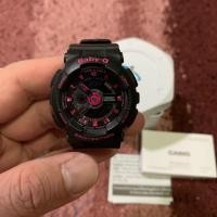 ราคา ขายนาฬิกา casio Baby-G ของแท้ สีดำเข็มชมพู สถาพใหม่ มือ 2 แฟนใส่ 5-6 ครั้ง เก็บไว้ไม่ได้ใช้ (6342017476)